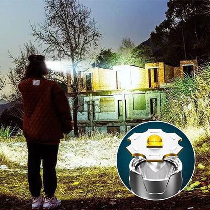 Portable Waterproof Smart LED Headlamp 🔦💧✨
