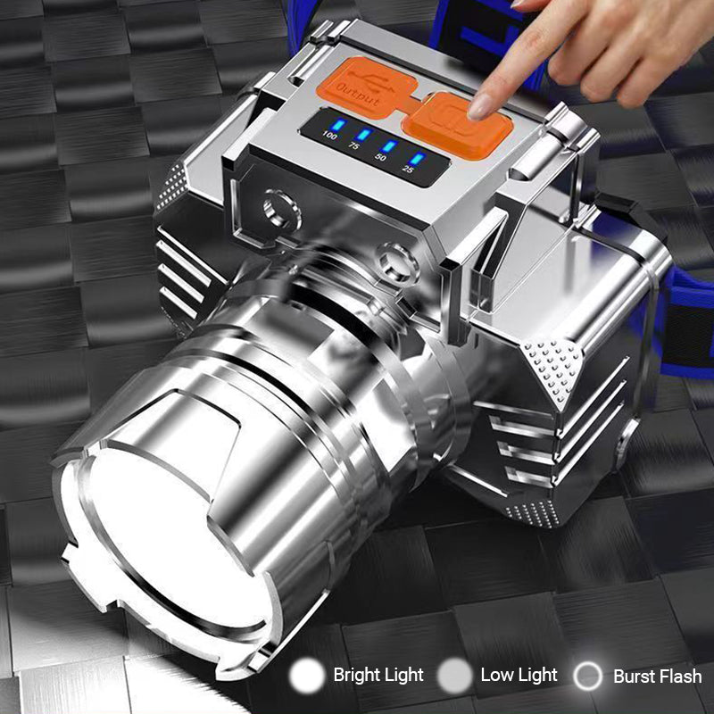 Portable Waterproof Smart LED Headlamp 🔦💧✨