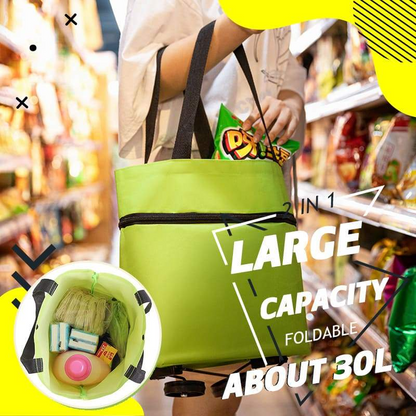 🎉2026 HOT SALE🎉💞100K+ SOLD!  2-in-1 carry & roll, 23L & 600D Oxford✅