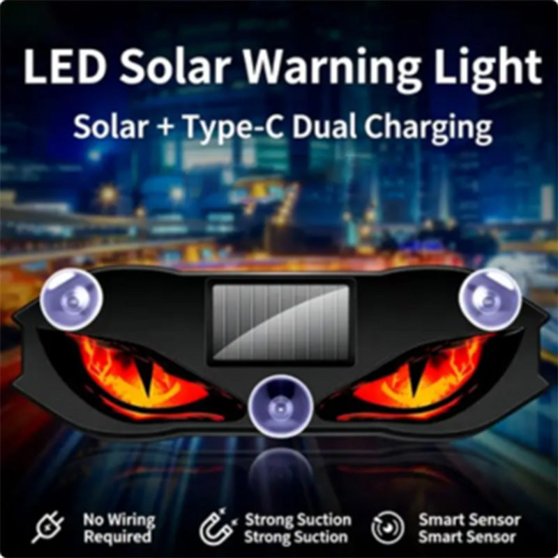 🚗🔆 Solar-Powered LED Car Warning Light 🔥🛡️