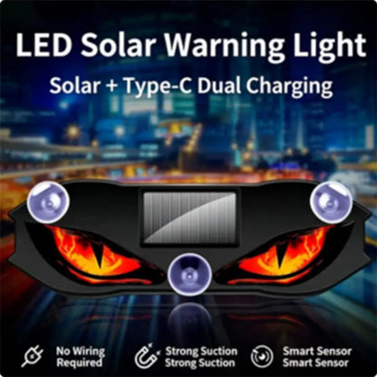 🚗🔆 Solar-Powered LED Car Warning Light 🔥🛡️