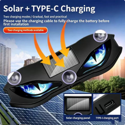 🚗🔆 Solar-Powered LED Car Warning Light 🔥🛡️