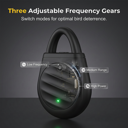 🏆  🐦🎁No more trouble from birds, beasts and locusts-Portable Ultrasonic Bird Repellent Keychain