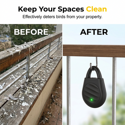 🏆  🐦🎁No more trouble from birds, beasts and locusts-Portable Ultrasonic Bird Repellent Keychain