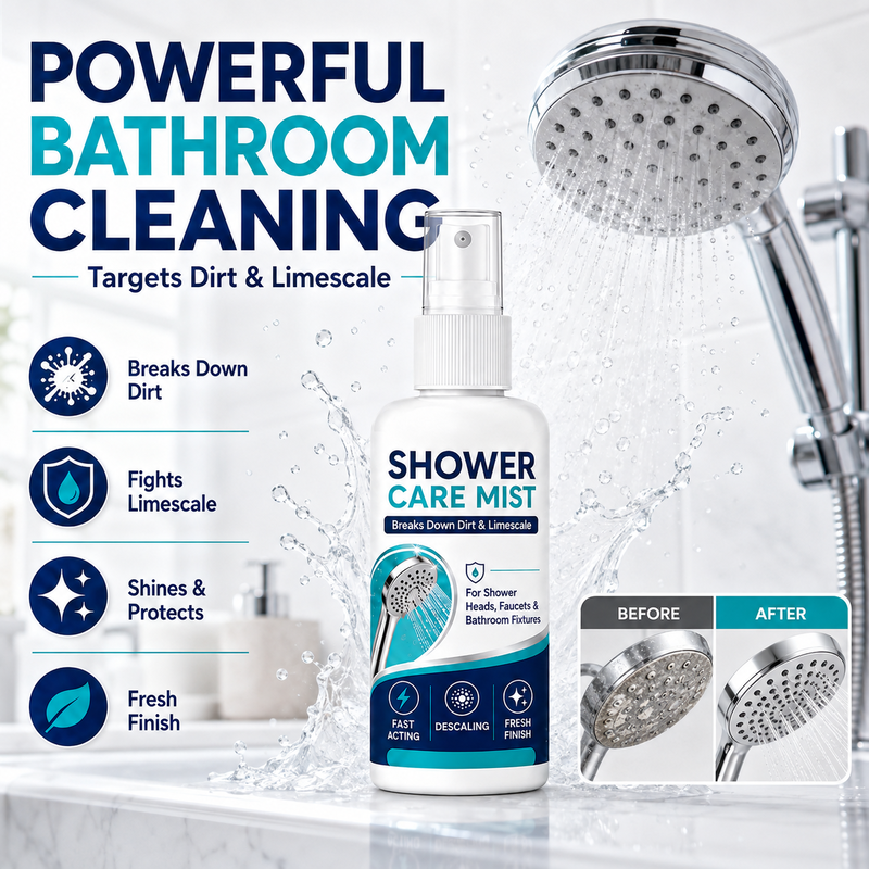 🚿✨Fast-Acting Shower Limescale Remover Spray
