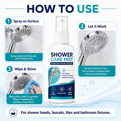 🚿✨Fast-Acting Shower Limescale Remover Spray