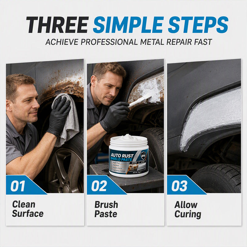 🚗50% OFF NOW! Car Metal Rust Repair Paste‑ Anti‑Corrosion Restoration Cream