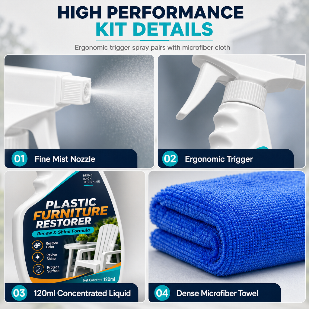 ⏳Limited-time 50% off⏰-Plastic Furniture Restorer Spray