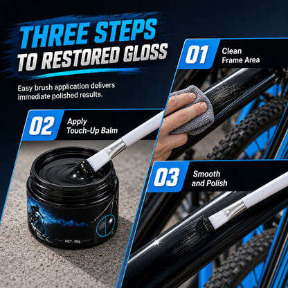 🚲🖌️Bike‑Frame Touch‑Up Paste with Brush | Refresh Frame Look Without Full Repainting🎒