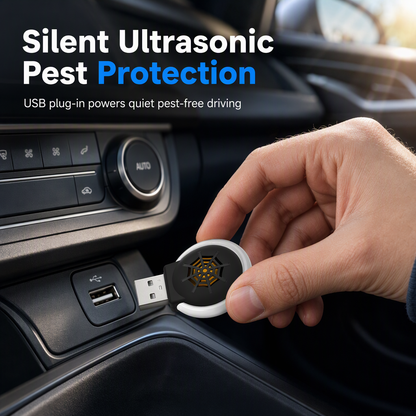 🐭🔥! Keep unwanted pests away without chemicals – portable USB-powered ultrasonic pest repellent🎁