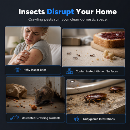 🐭🔥! Keep unwanted pests away without chemicals – portable USB-powered ultrasonic pest repellent🎁