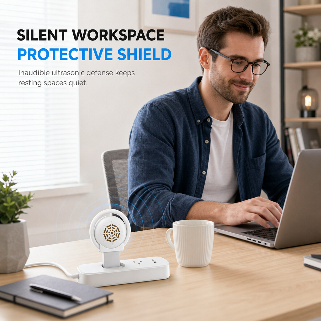 🐭🔥! Keep unwanted pests away without chemicals – portable USB-powered ultrasonic pest repellent🎁